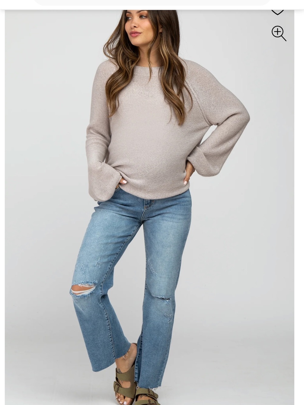 Pinkblush Light Blue Distressed Boyfriend Jeans